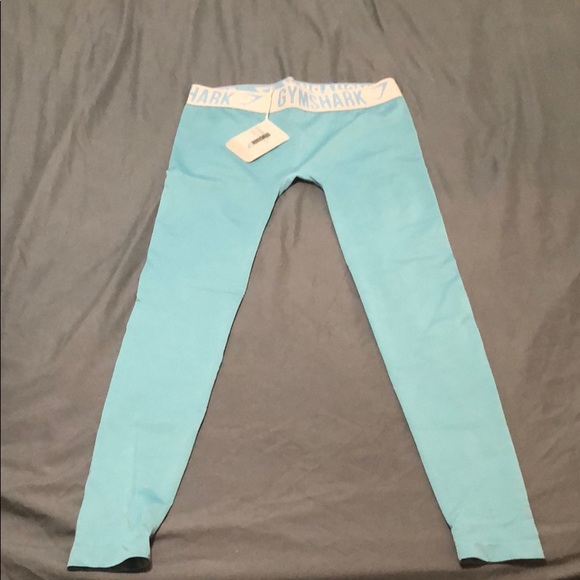 Gymshark Pants - Powder Blue Gymshark Leggings